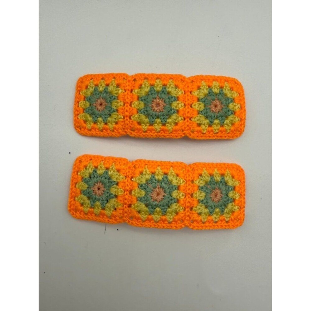 Crochet  handmade hair clip